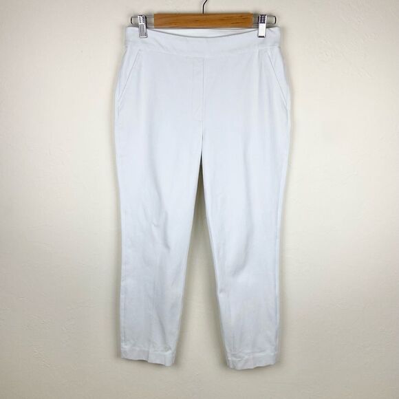 Spanx Slim Straight Stretch Pant - Classic White - Picture 2 of 8